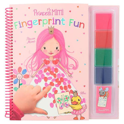 TOPModel Princess Mimi Fingerprint Fun Paint Book And Finger Paint