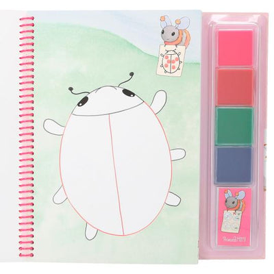 TOPModel Princess Mimi Fingerprint Fun Paint Book And Finger Paint