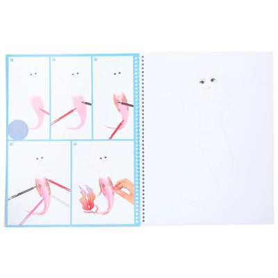 TOPModel Create Your Top Model Colouring Book