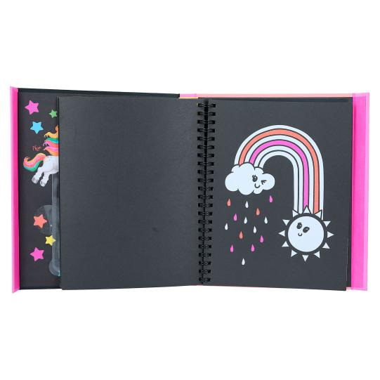 TopModel Ylvi Neon Colouring Book With Mini Markers