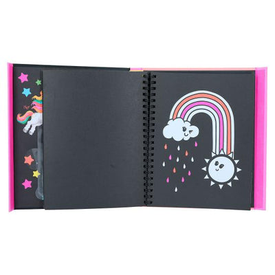 TopModel Ylvi Neon Colouring Book With Mini Markers