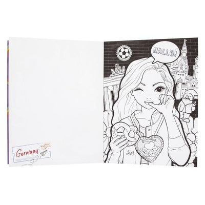 TOPModel And Friends Colour And Design Book