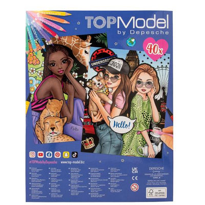 TOPModel And Friends Colour And Design Book