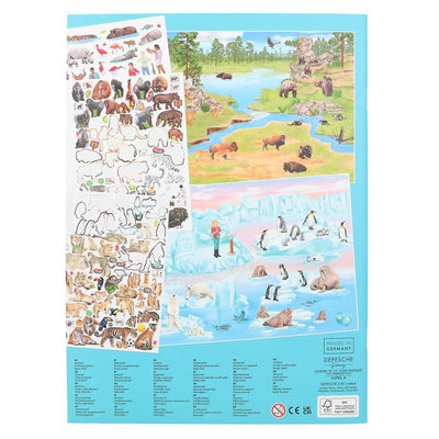 Create Your Zoo Sticker Book