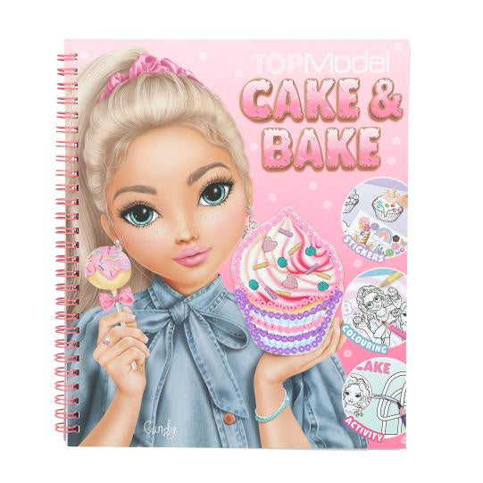 TOPModel Bake And Cake Colouring And Sticker Book