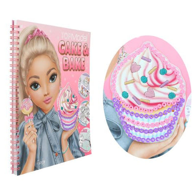TOPModel Bake And Cake Colouring And Sticker Book