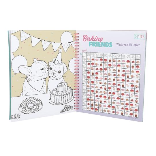 TOPModel Bake And Cake Colouring And Sticker Book