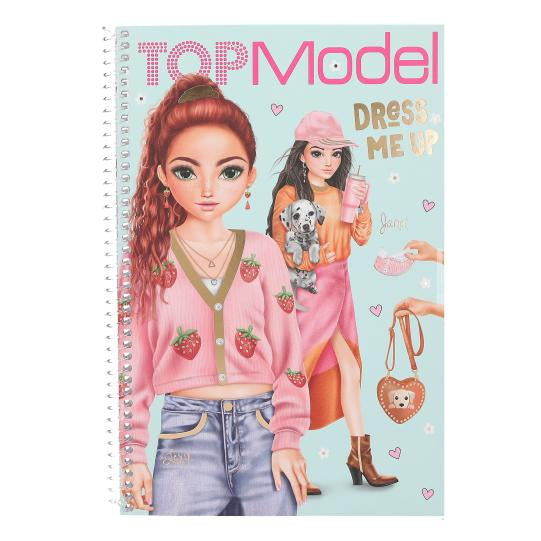 TopModel Dress Me Up Janet Sticker Book