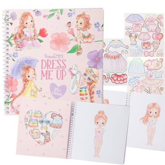 TopModel Princess MiMi Dress Me Up Sticker Book
