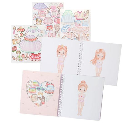 TopModel Princess MiMi Dress Me Up Sticker Book