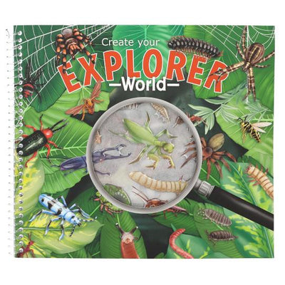 Trends Create Your Explorer World Sticker Book
