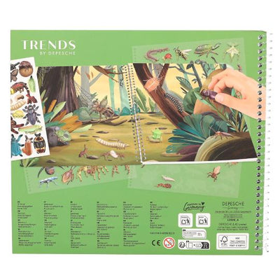 Trends Create Your Explorer World Sticker Book