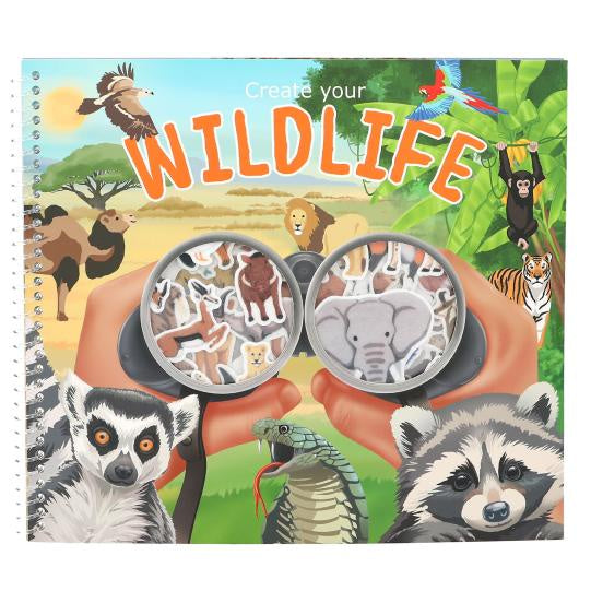 Trends Create Your Wildlife Sticker Book
