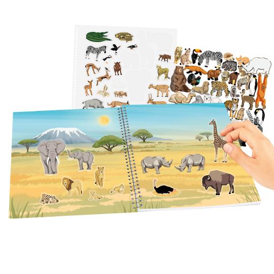 Trends Create Your Wildlife Sticker Book