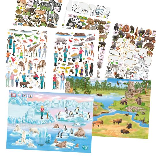 Trends Create Your Zoo Sticker Book