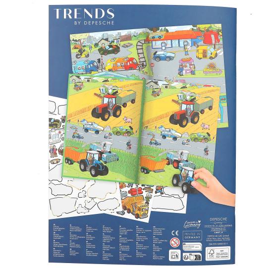 Trends Create Your Action World Sticker Book
