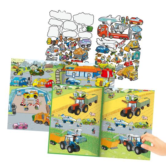 Trends Create Your Action World Sticker Book