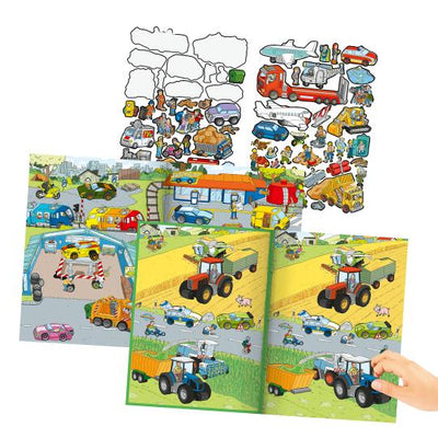 Trends Create Your Action World Sticker Book