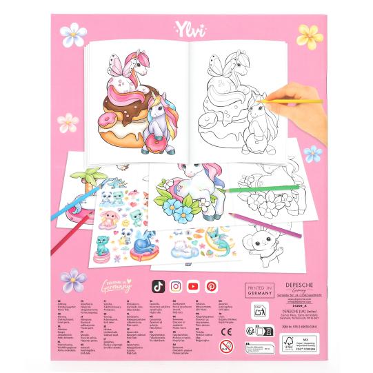TopModel Ylvi Create Your Unicorn Sticker Book