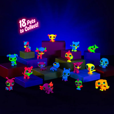 Littlest Pet Shop Black Light Pets Assorted