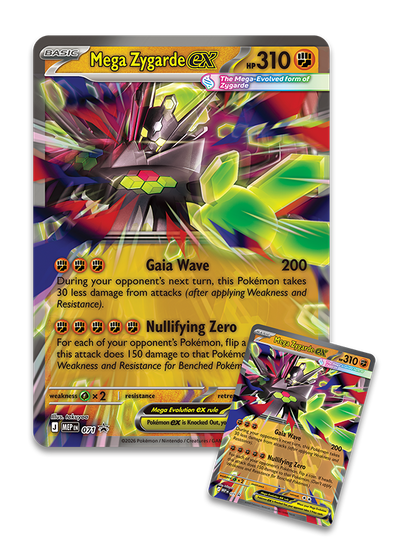 Pokemon TCG Mega Zygarde Premium Collection EX Box