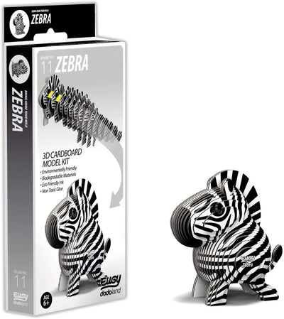 Eugy 3D Model Jigsaw Kit Zebra