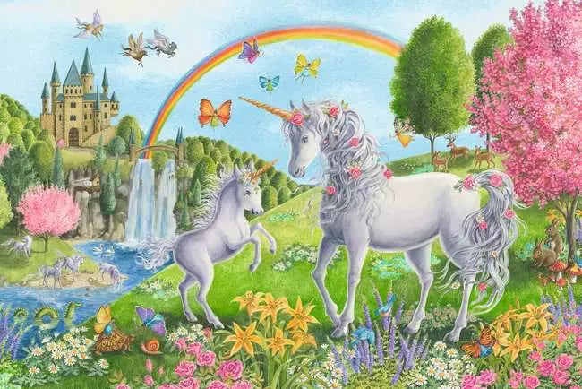 Ravensburger Prancing Unicorns 24pc Giant Floor Jigsaw Puzzle