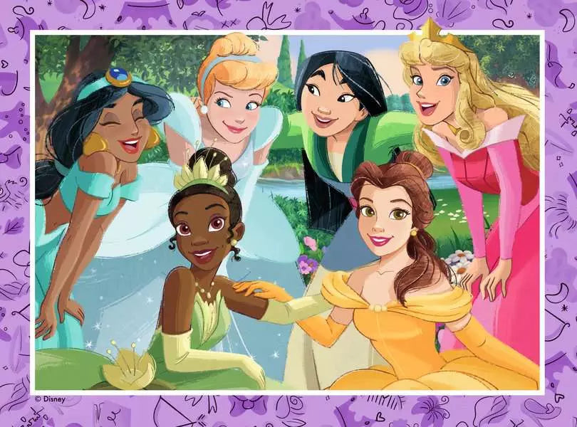 Disney Princess 4 In A Box Jigsaw Puzzles