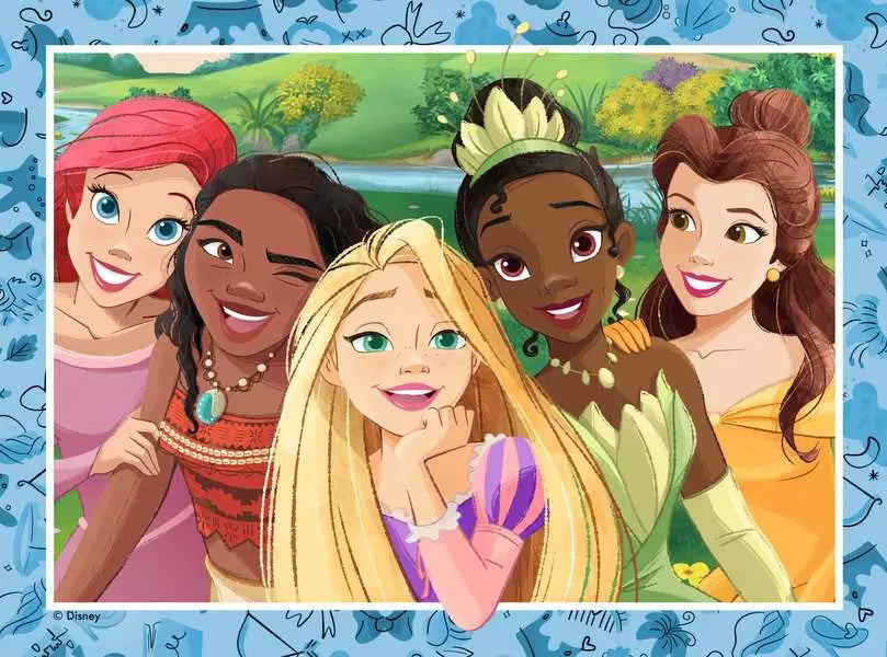 Disney Princess 4 In A Box Jigsaw Puzzles