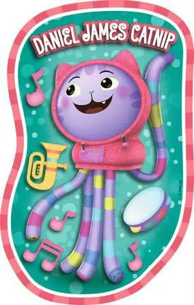 Gabby's Dollhouse 4 in A Box Large Shaped Jigsaw Puzzles