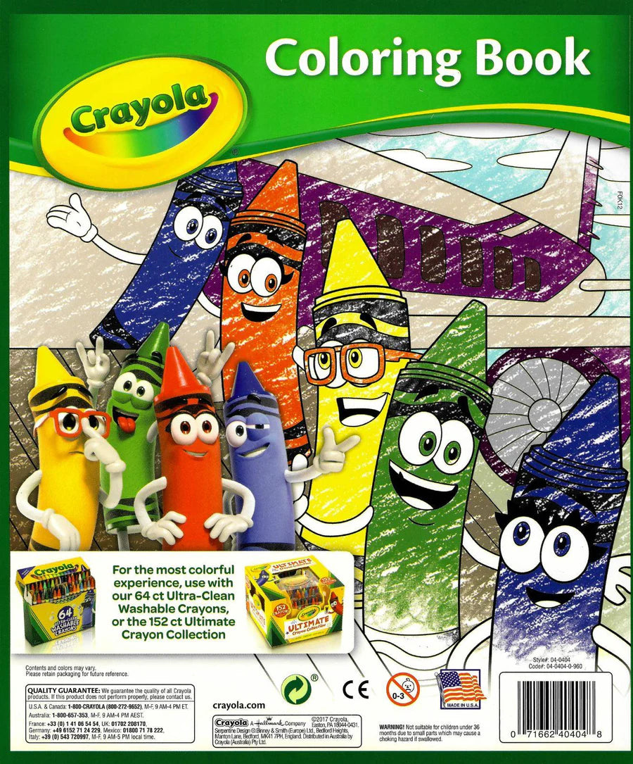 Crayola Crayon Crew Colouring Book