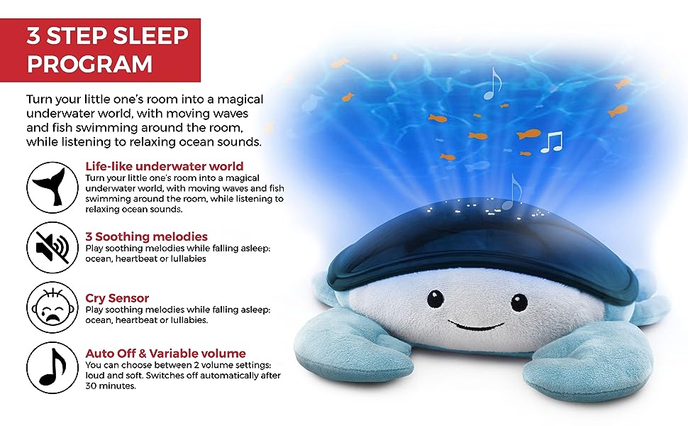 Zazu Cody The Crab Ocean Projector With Melodies