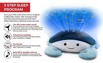 Zazu Cody The Crab Ocean Projector With Melodies