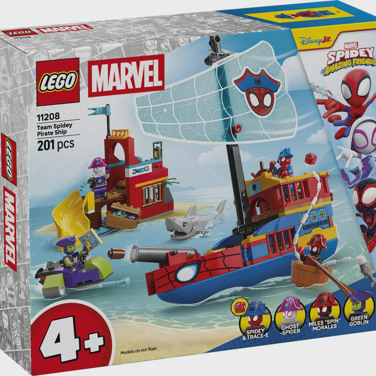 Lego Marvel 11208 Team Spidey Pirate Ship