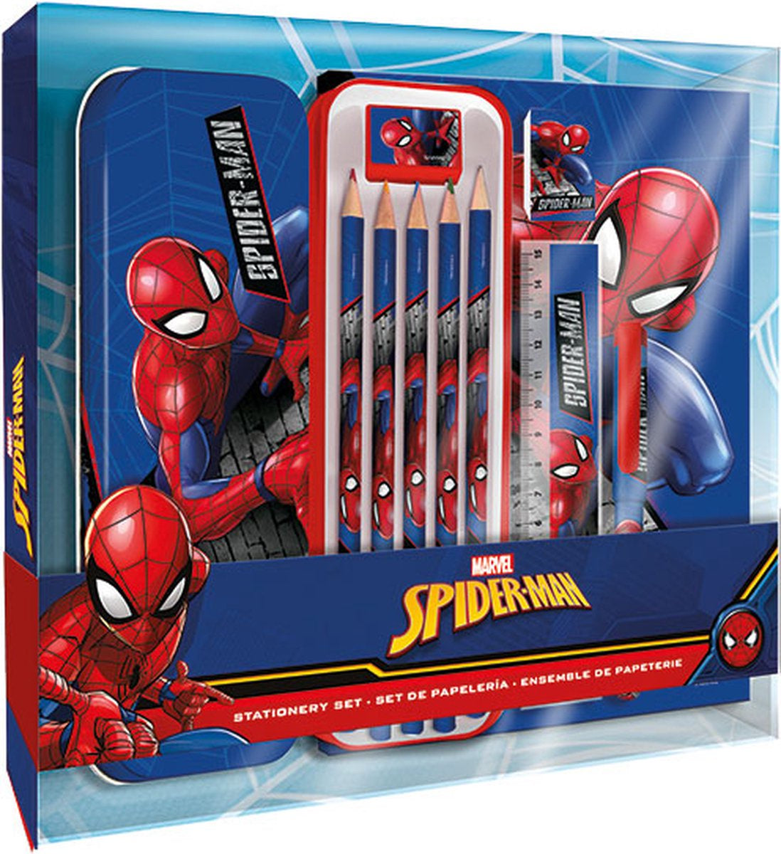 SpiderMan Stationary Set