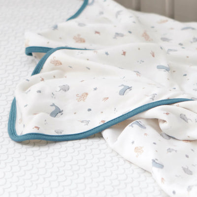 Baby Elegance Under The Sea 4pc Crib Bedding Set 45cm x 95cm