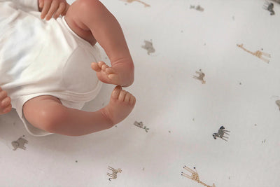 Baby Elegance Safari Collection Jersey Fitted Crib Sheets 95cm x 45cm