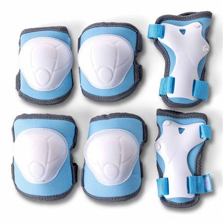 Yvolution Safety Pads - Elbows- Knees - Wrists - Blue