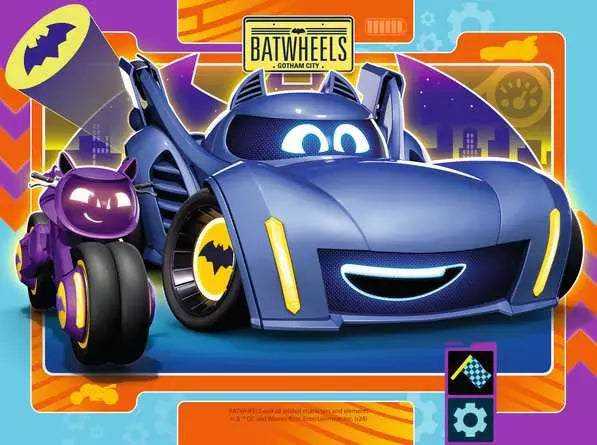 Batman Batwheels 4 In A Box Jigsaw Puzzle