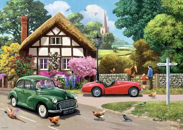 Ravensburger A Country Drive 1000pc Jigsaw Puzzle