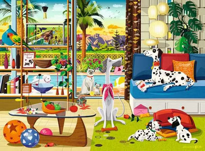 Ravensburger Pets Of Palm Springs 500pc Jigsaw Puzzle