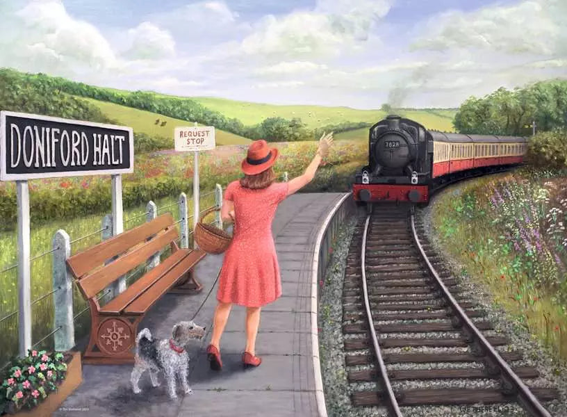 Ravensburger Lady On The Platform 500pc Jigsaw Puzzle