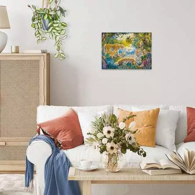 Ravensburger Tigers In The Oasis 500pc Jigsaw Puzzle