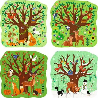 Ravensburger Puzzle Up 4 In A Box Four Seasons Jigsaw Puzzles