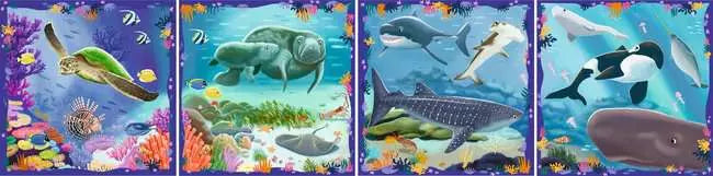 Ravensburger Puzzles Up 4 In A Box Ocean Life Jigsaw Puzzles