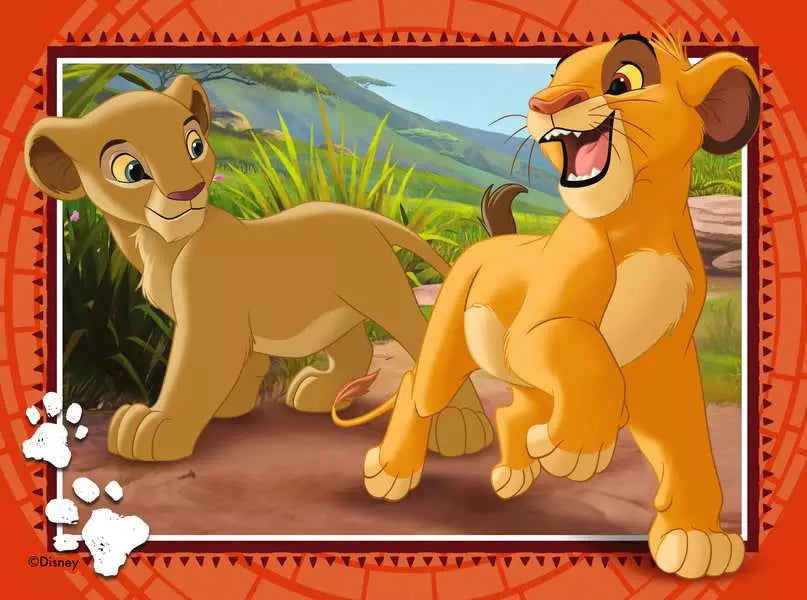 Disney The Lion King 4 In A Box Jigsaw Puzzles