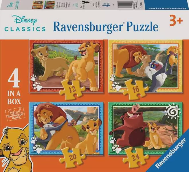 Disney The Lion King 4 In A Box Jigsaw Puzzles