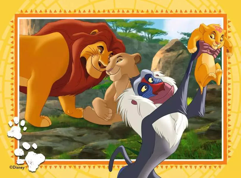 Disney The Lion King 4 In A Box Jigsaw Puzzles