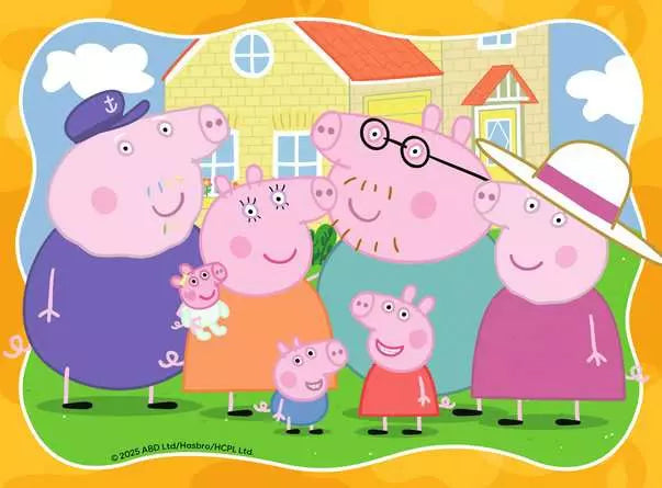 Peppa Pig 4 In A Box Jigsaw Puzzles.