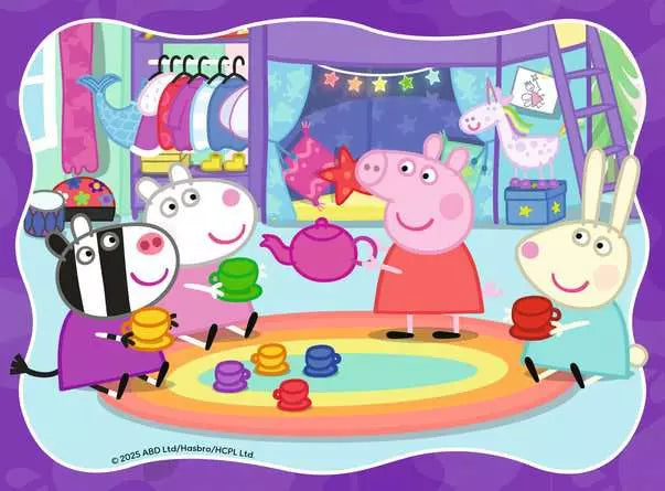 Peppa Pig 4 In A Box Jigsaw Puzzles.